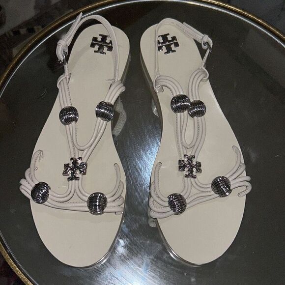 Tory Burch multi strap capri sandals sz 9 - Picture 1 of 3